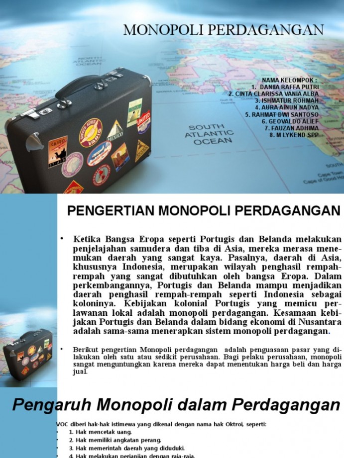 Perdagangan Monopoli VOC  PDF