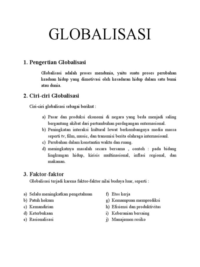 GLOBALISASI  PDF