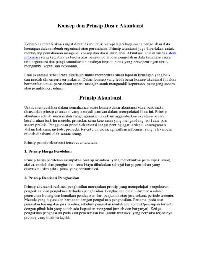 Konsep Dan Prinsip Dasar Akuntansi  PDF